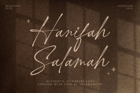 Hanifah Salamah Font - Featured Image
