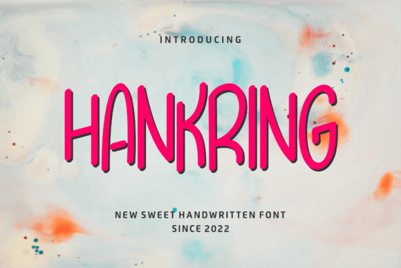 Hankring Font - Featured Image