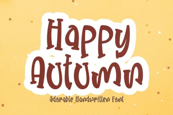 Happy Autumn Font - Featured Image