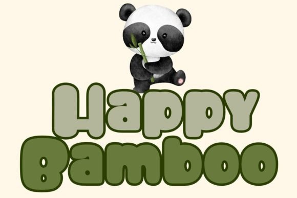 Happy Bamboo Font - Featured Image