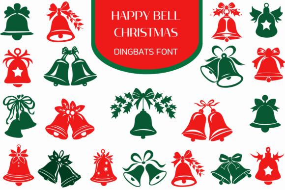 Happy Bell Christmas Font - Featured Image