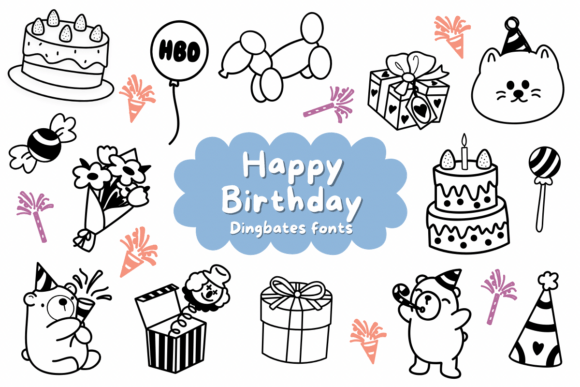 Happy Birthday Font - Featured Image
