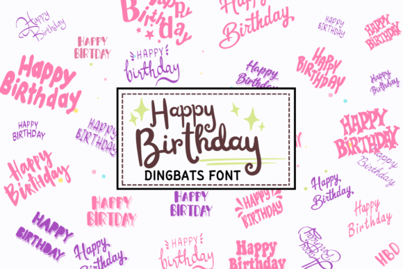 Happy Birthday Font - Featured Image
