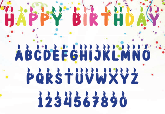 Happy Birthday Font - Featured Image