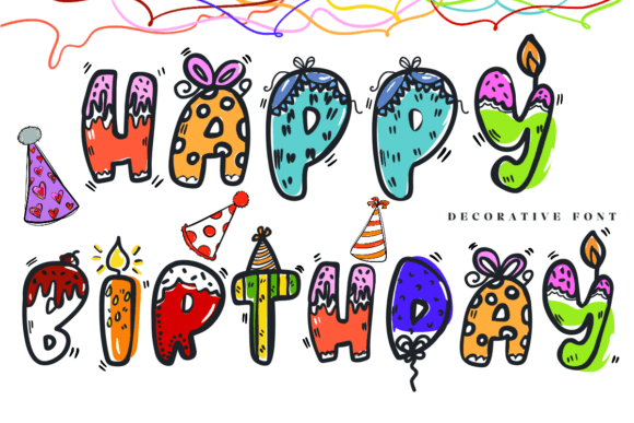 Happy Birthday Font - Featured Image