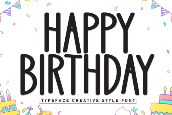Happy Birthday Font - Featured Image