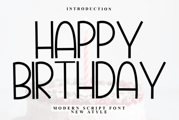 Happy Birthday Font - Featured Image