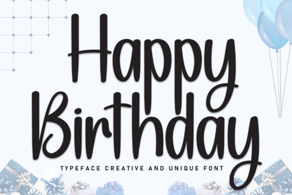 Happy Birthday Font - Featured Image