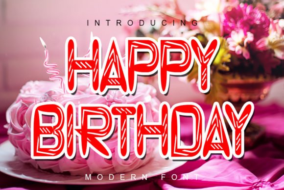 Happy Birthday Font - Featured Image