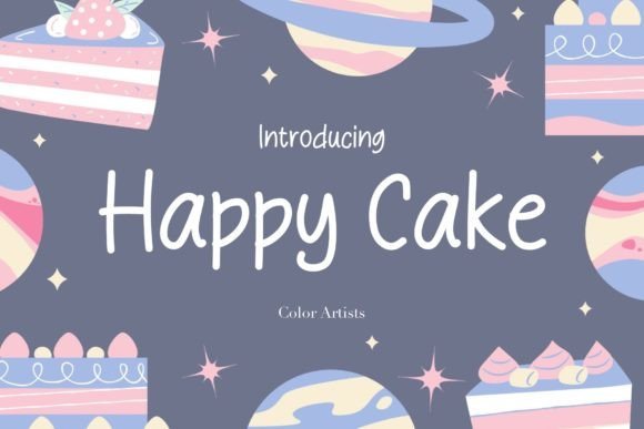 Happy Cake Font - Featured Image