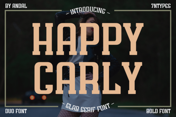 Happy Carly Font - Featured Image