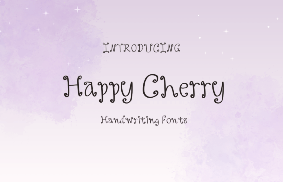 Happy Cherry Font - Featured Image