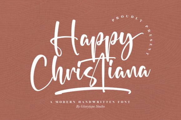 Happy Christiana Font - Featured Image
