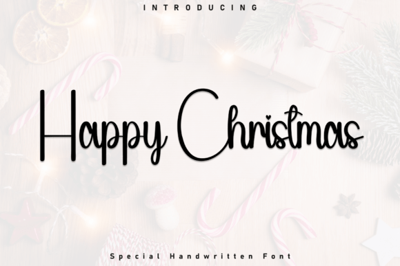 Happy Christmas Font - Featured Image