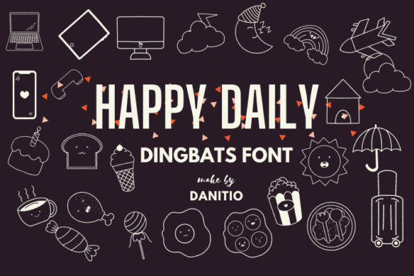 Happy Daily Font - Featured Image