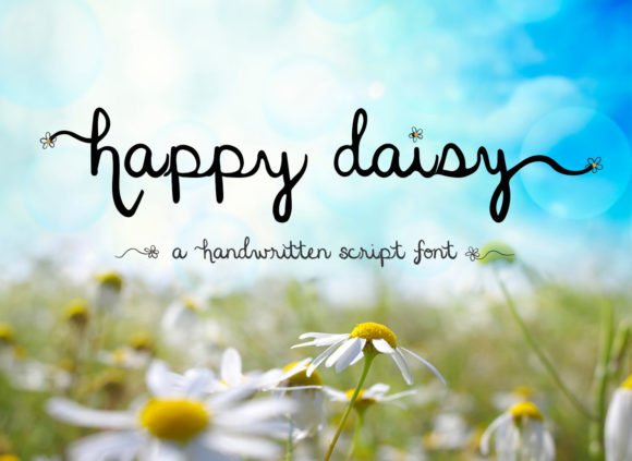 Happy Daisy Font - Featured Image