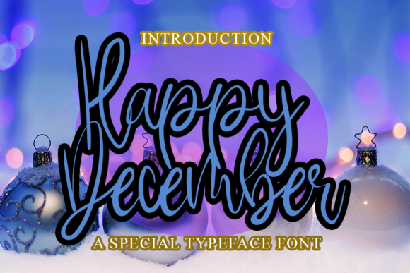 Happy December Font - Featured Image
