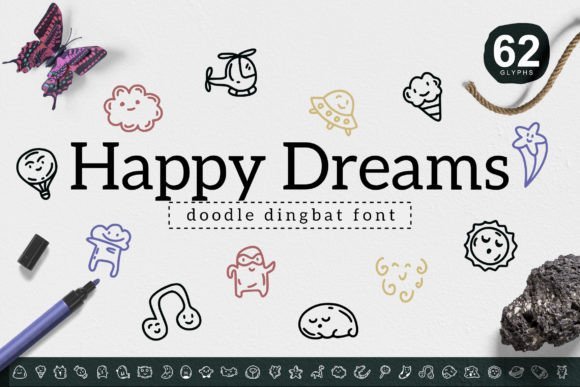 Happy Dreams Font - Featured Image