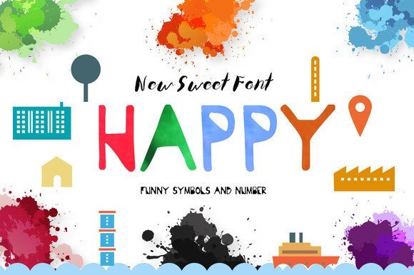 Happy Font - Featured Image