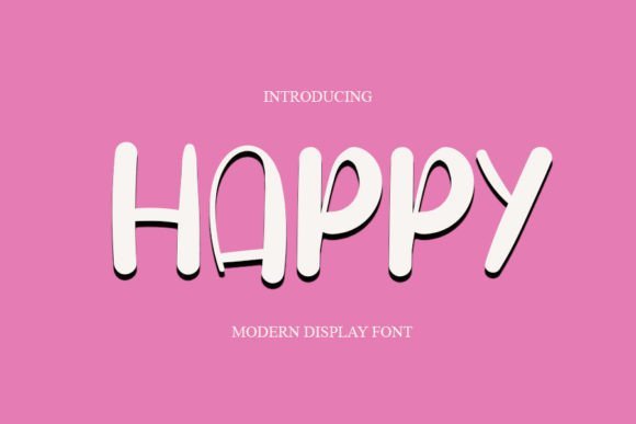 Happy Font - Featured Image