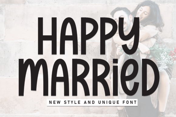 Happy Married Font - Featured Image
