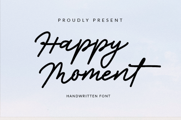Happy Moment Font - Featured Image