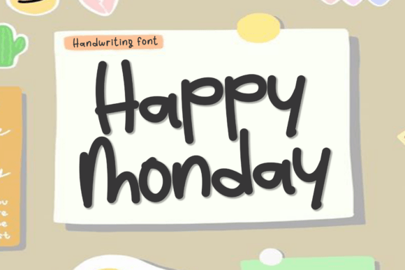 Happy Monday Font - Featured Image
