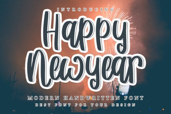 Happy New Year Font - Featured Image