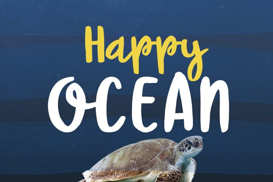 Happy Ocean Font - Featured Image