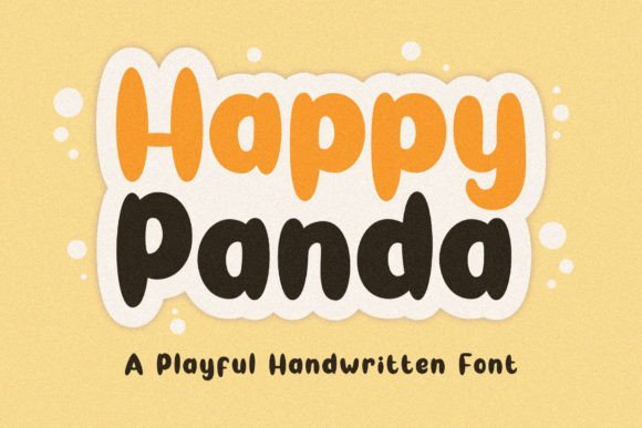 Happy Panda Font - Featured Image