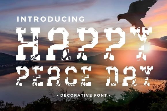 Happy Peace Day Font - Featured Image