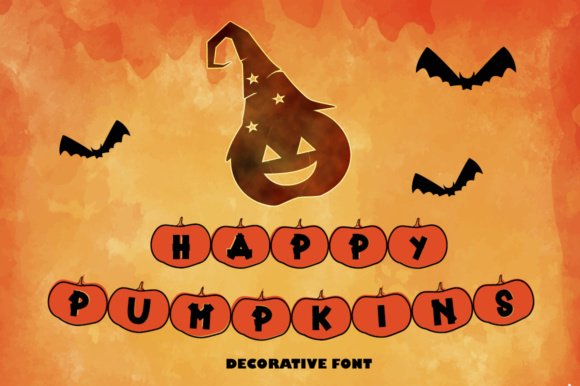 Happy Pumpkins Font - Featured Image