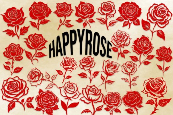 Happy Rose Font - Featured Image