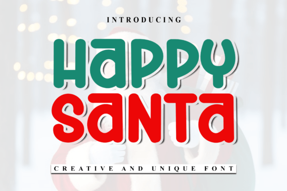 Happy Santa Font - Featured Image
