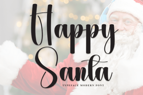Happy Santa Font - Featured Image
