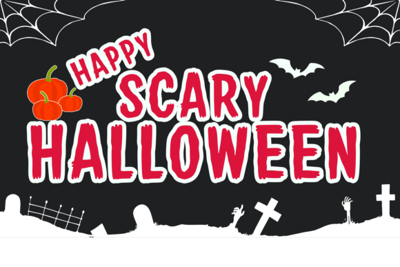 Happy Scary Halloween Font - Featured Image