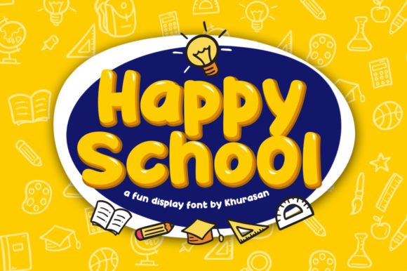 Happy School Font - Featured Image