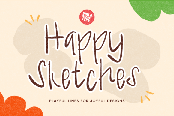 Happy Sketches Font - Featured Image