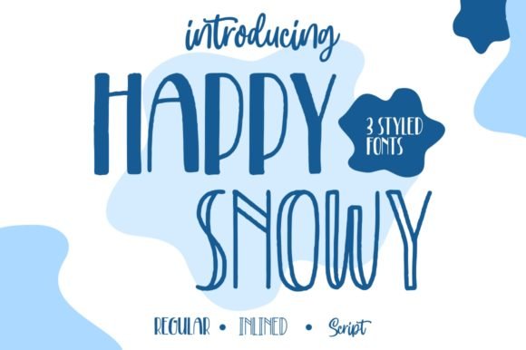 Happy Snowy Font - Featured Image