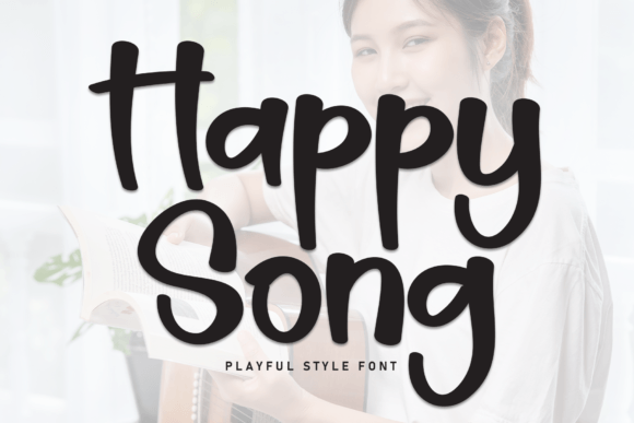 Happy Song Font - Featured Image
