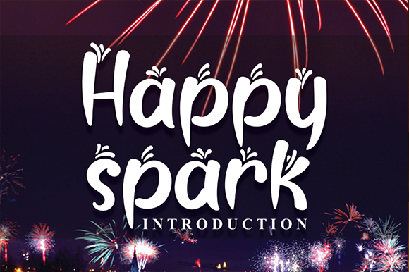 Happy Spark Font - Featured Image