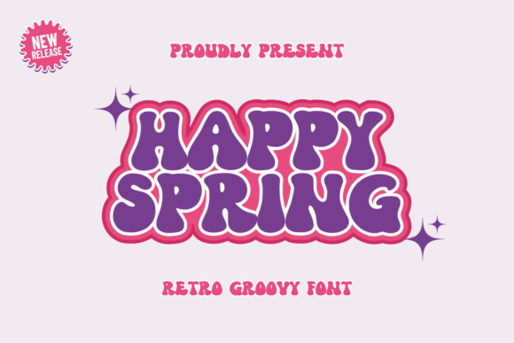 Happy Spring Font - Featured Image