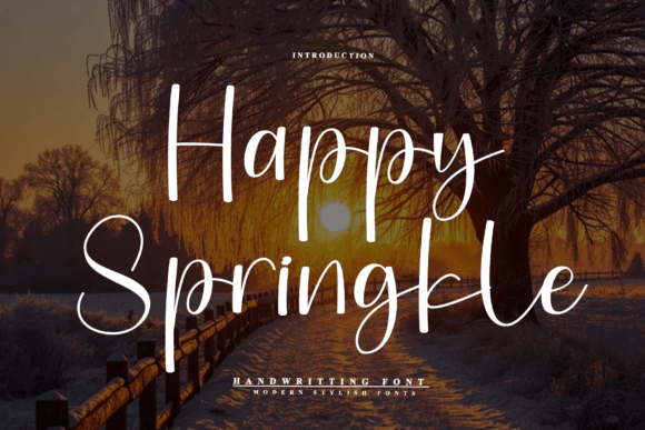 Happy Springkle Font - Featured Image