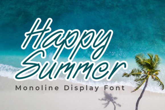 Happy Summer Font - Featured Image