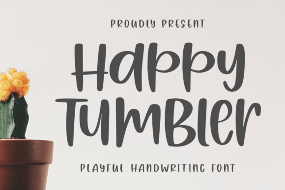Happy Tumbler Font - Featured Image