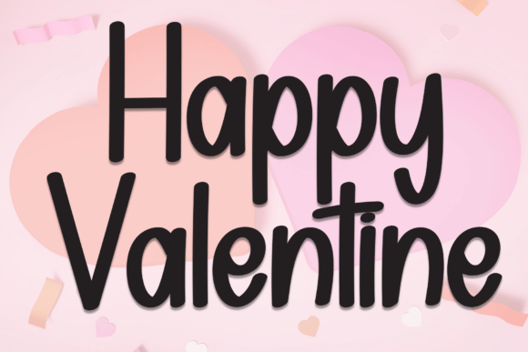 Happy Valentine Font - Featured Image