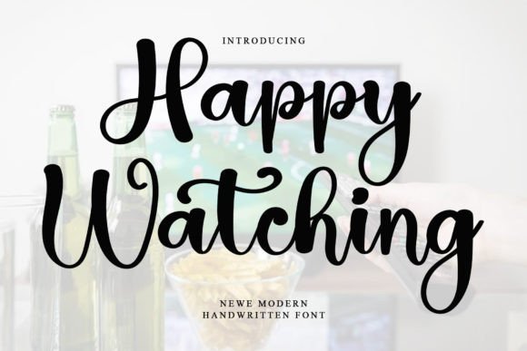 Happy Watching Font - Featured Image