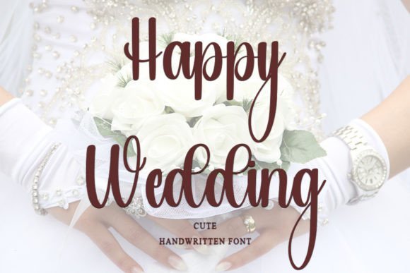 Happy Wedding Font - Featured Image