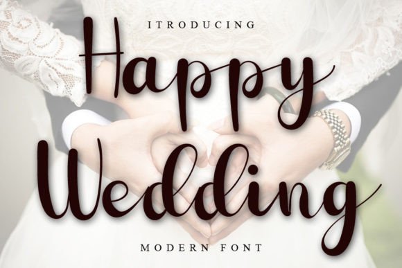 Happy Wedding Font - Featured Image