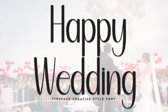 Happy Wedding Font - Featured Image
